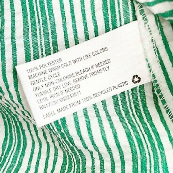 Universal Thread Seersucker Tank Top Green/White - Picture 8 of 8